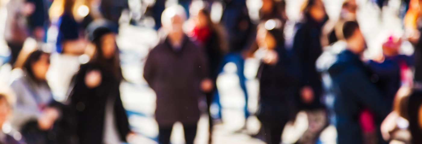 crowd walking Sacramento